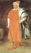 Diego Velazquez Portrait du bouffon don Cristobal de Castaneda y Pernia (Barbarroja) (df02) oil painting artist